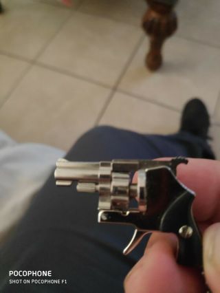 Vintage Miniature Toy Gun Keychain