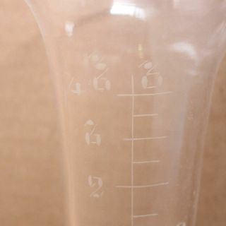 Apothecary Measuring Cup Glass Antique Etched Homeopathic Beaker Vial Whitall Co 2