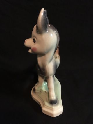 Vintage Ceramic Porcelain Donkey Planter 2