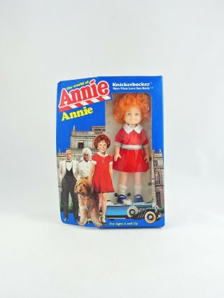 Annie 6 - Inch Doll 1982 Knickerbocker The World Of Annie Little Orphan Vintage "
