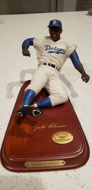 Danbury - Jackie Robinson Figurine Collectable Statue Dodgers Brooklyn