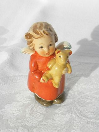 Vintage Goebel Angel With Teddy Bear Figure,  41235