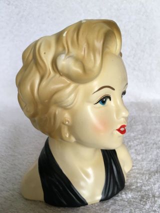 Napco Marilyn Monroe Head Vase 6”