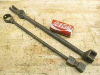 2 Antique Advanced Rumley Threshing Maching Wrenches