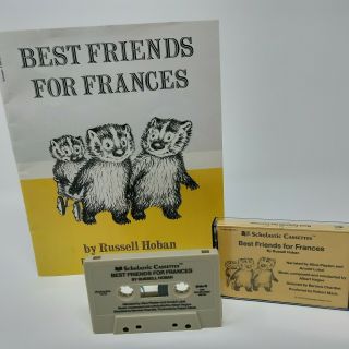 Vintage Scholastic Best Friends For Frances Russell Hoban Read - Along Book & Tape