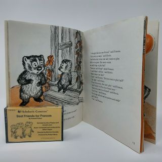 Vintage Scholastic Best Friends For Frances Russell Hoban read - along book & tape 3