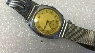 Un - Usual Art Deco Era Mechanical Watch For The Collector.  N/w