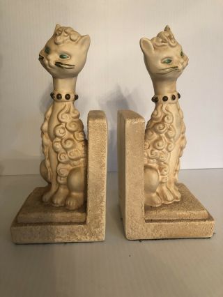Vintage Cat Bookends Roman Art Co