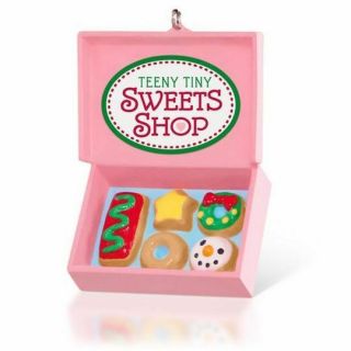 Hallmark 2015 Teeny Tiny Sweets Shop Miniature Christmas Ornament