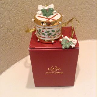 Lenox Christmas Ornament Drum Sounds Of The Season Collectible