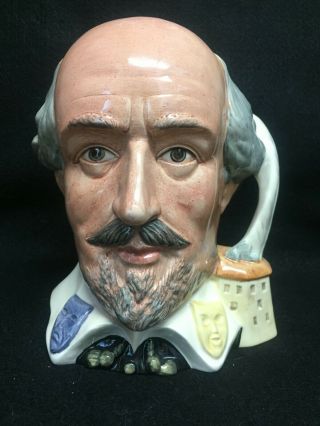 William Shakespeare Royal Doulton Large Toby Character Jug D6689