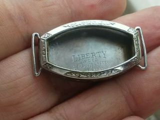 Vintage Antique Art Deco Ladies Watch White Gold Rolled Plate Liberty Case Only