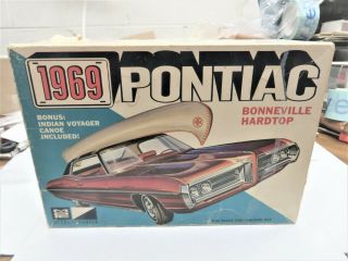 1/25 Mpc 1969 Pontiac Bonneville Box With A Few Parts Only Kit 969