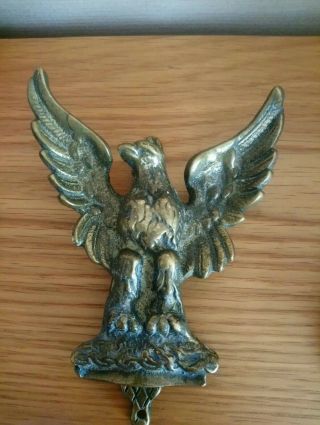 Antique/vintage Solid Brass Eagle Door Knocker