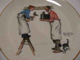 1979 Gorham Norman Rockwell Four Seasons LE Collector Plates Set of 4 With Boxes 5