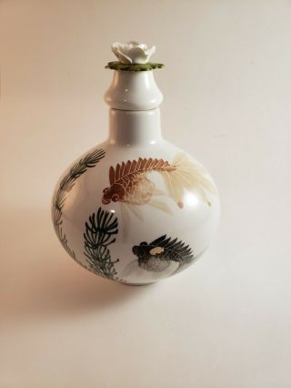 Vintage Small Chinese Famille Rose Hand Painted Porcelain Vase