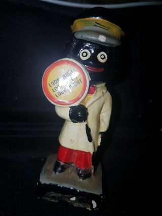 Ornament.  Lollipop man/lady.  Collectable Antique 2