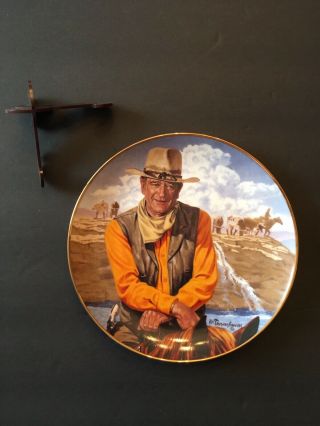 John Wayne " Rugged Horseman " Franklin Plate - Limited Edition 