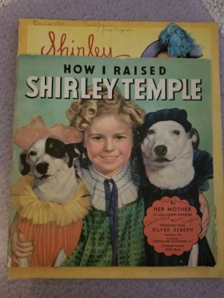 Shirley Temple Paper Dolls And 2 Books,  Vintage 1935,