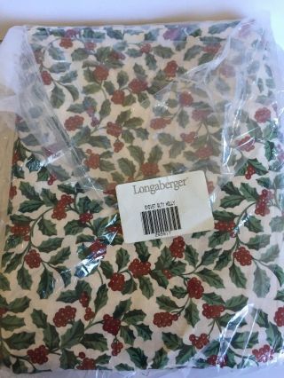 In Package Waverly Longaberger ‘holly Fabric’ 5yds 1st Quality