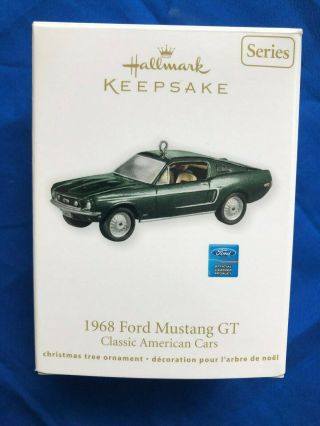 Hallmark 2011 Classic American Cars 1968 Ford Mustang Gt 21 In Series