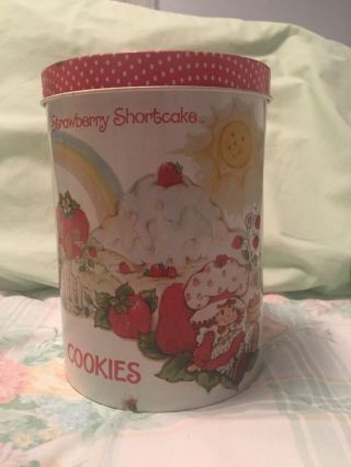 Vintage Strawberry Shortcake Cookie Tin