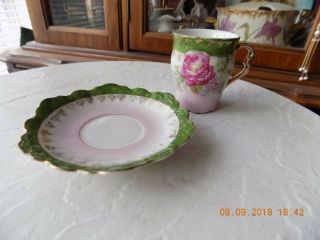Antique teacup and saucer from Germany 2