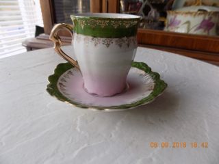 Antique teacup and saucer from Germany 3