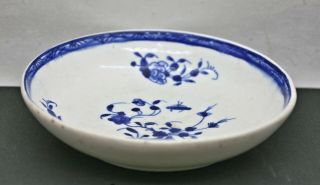 Antique Chinese Hand Painted Blue & White Porcelain Plate c1920s 4