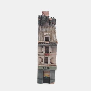 Vintage Gault France Ceramic Cafe Des Artistes Paris Miniature Building