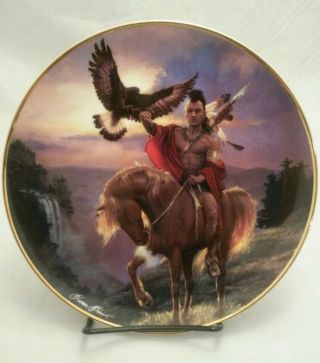 Collector Plate - Franklin Western Heritage Museum - " Spirit Of The East Wind "