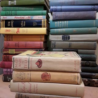 Shabby Stack Vintage Antique Authentic Books For Staging,  Decor Mixed Or Matched