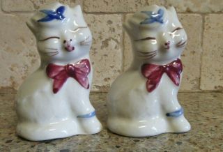 Vintage Shawnee Cat Puss N Boots Salt And Pepper Shakers