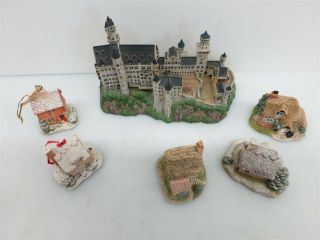 6 Danbury Lilliput Lane Collectable Miniature Buildings/ornamtnts