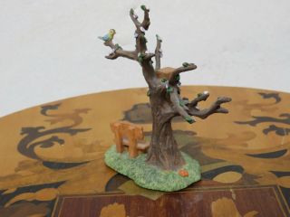 Hummel Summer Village Series Miniature Accessory Tree with Bench 827971 MIB 7