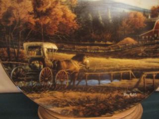 WEDNESDAY AFTERNOON collector plate TERRY REDLIN horse carriage Country Doctor 2