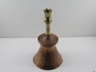 Vintage Turkish Middle Eastern Style Copper Brass Candle Stand Holder Polished