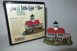 East Point Harbour Lights This Little Light Of Mine Lighthouse Ll257 - Mib