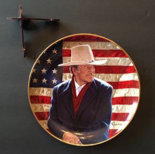 John Wayne " Cowboy Legend " Franklin Plate - Limited Edition 