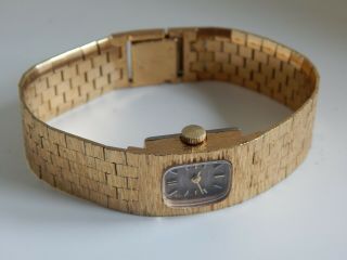 Rotary Vintage Bark Effect Bracelet Ladies 17 Jewels Hand Wind Watch