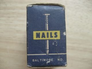 Antique Vintage Holland Tack Co.  Brads Nails 3/4 