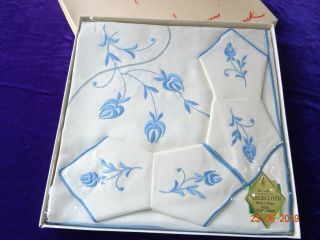 Brand Leacock 100 Pure Irish Linen Tablecloth And Napkins