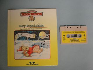Vintage Teddy Ruxpin Book And Cassette “lullabies” 1986 Cond.