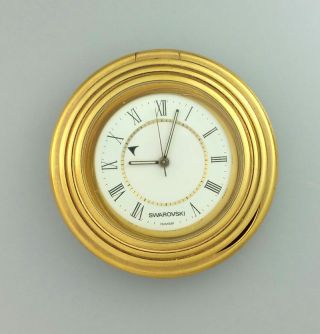 Swarovski Napoleon Desk Alarm Clock Jewelers Display Model