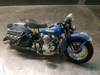 Franklin 1948 Harley Davidson Panhead Motorcycle 1:10 Scale Diecast Model