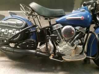 Franklin 1948 Harley Davidson Panhead Motorcycle 1:10 SCALE DIECAST MODEL 3