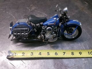 Franklin 1948 Harley Davidson Panhead Motorcycle 1:10 SCALE DIECAST MODEL 7