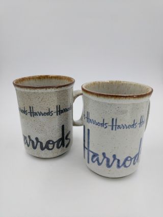 Harrods London Vintage 2 Way In Living Pottery Coffee Tea Cup Mug,  Scotland