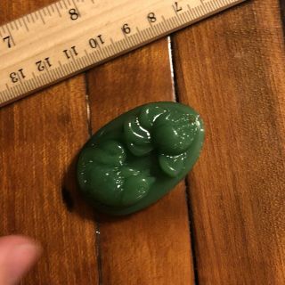 Chinese Jade Or Glass Pendant Asian Jewelry Traditional Imperial Style Old Type 3