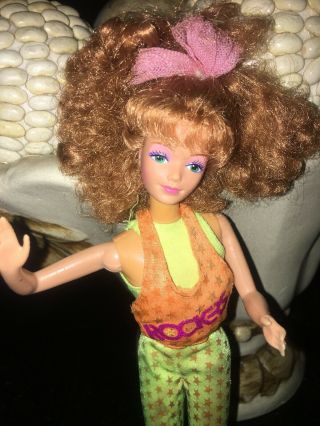 Barbie and the Rockers Diva Midge Redhead Curly Hair 80s Vintage Doll 2